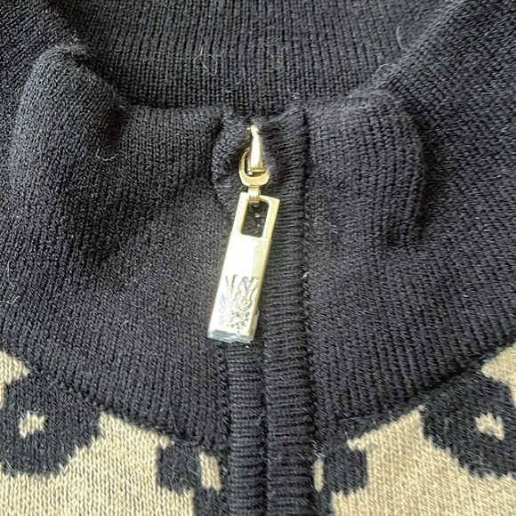 Anne Klein Poncho Sweater Leopard Print Size S - Picture 5 of 8